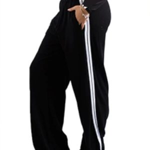 Pantalón Doble Línea negro frisa