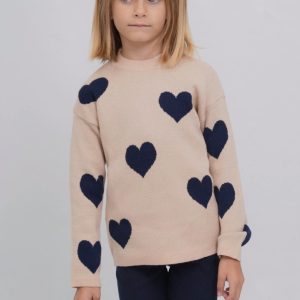 Suéter Corazón azul noche