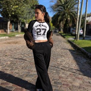 Remera boxy fit 27 negra
