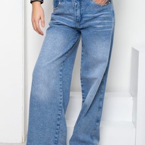 Pantalón jean maxi wide legg