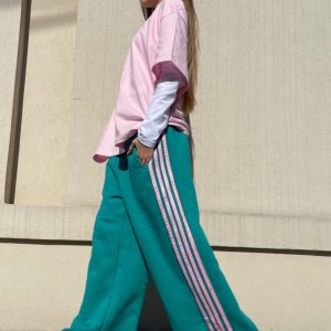 Pantalón Baggy Pop verde frisa - 10