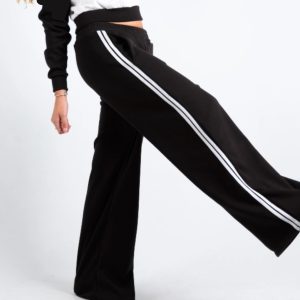 Pantalón Doble Línea negro frisa