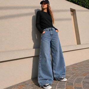 Pantalón jean clásico ajustable
