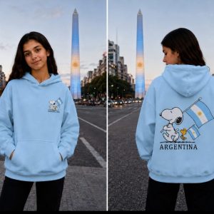 Buzo Snoopy Argentina celeste