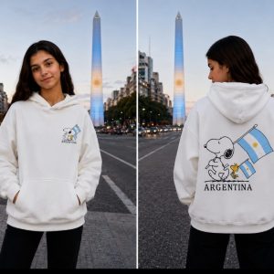 Buzo Snoopy Argentina natural
